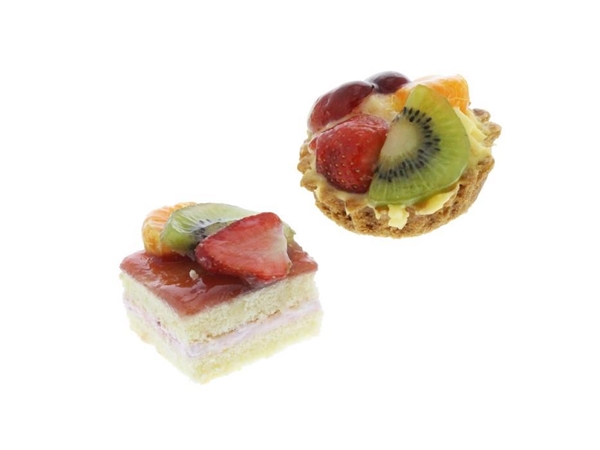 Petit fours vruchten assorti per stuk