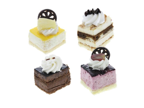 Petit fours bavaroise assorti per stuk