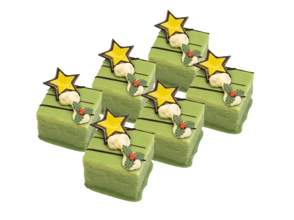 Kerst petit fours klassiek per 6