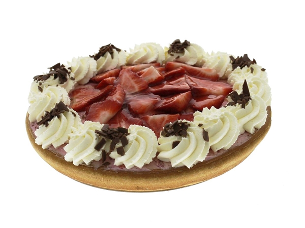 Aardbeienvlaai 22 cm (8 personen)